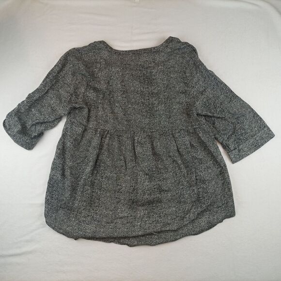 Jones New York Womens Flowy Blouse Size 1X Plus Black White NWT - Picture 6 of 8